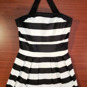 White House Black Market Strapless Halter Dress